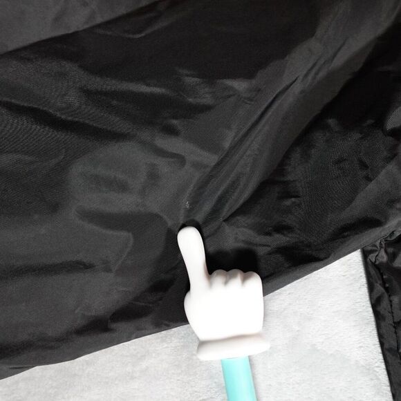 Vintage Adidas Windbreaker Jacket Coat Mens XL Embroidered Logo Black 90s - Picture 3 of 11